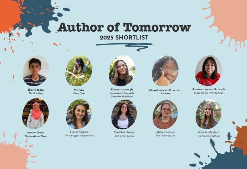 PRESS: Shortlist Revealed - 2025 Author of Tomorrow Award