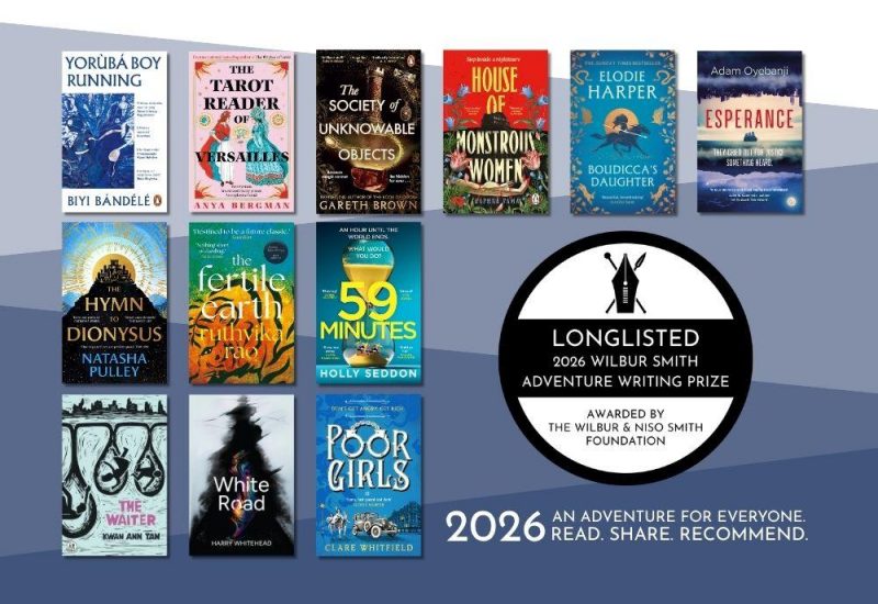PRESS: Longlist Revealed, 2026 Wilbur Smith Adventure Writing Prize